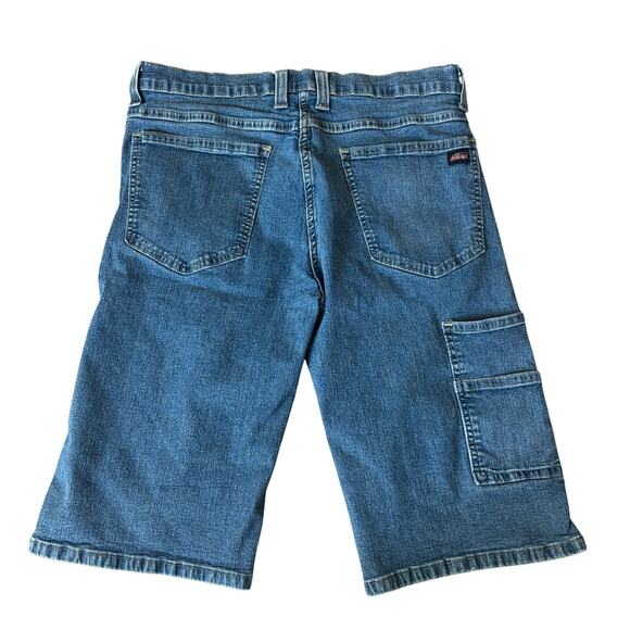 Vintage Dickies Baggy Carpenter Shorts Stretch 32 — Y2K Skater Unisex - Picture 1 of 8